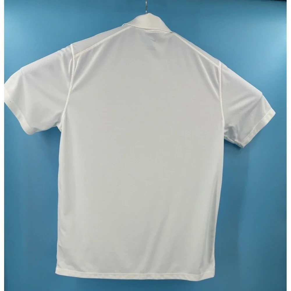 Nike Golf Crest Holdings LLC White Performance Polo Shirt Men’s Large